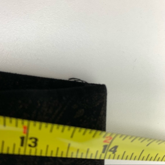 JOSEPH RIBKOFF  Black Paisley Stretchy Leggings size 10 - Picture 6 of 9